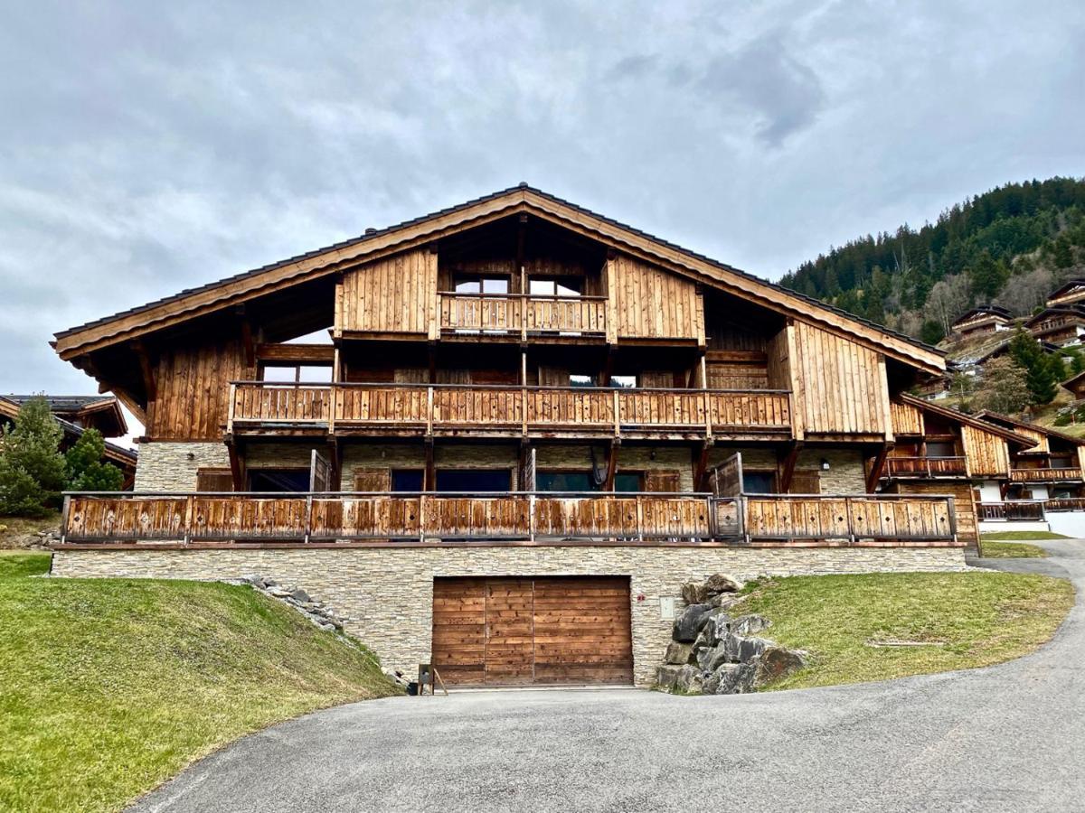 Le Nid Du Corbeau Villa Morgins Bagian luar foto