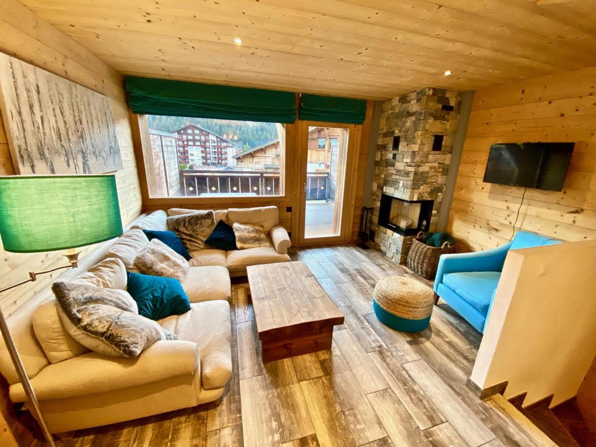 Le Nid Du Corbeau Villa Morgins Bagian luar foto