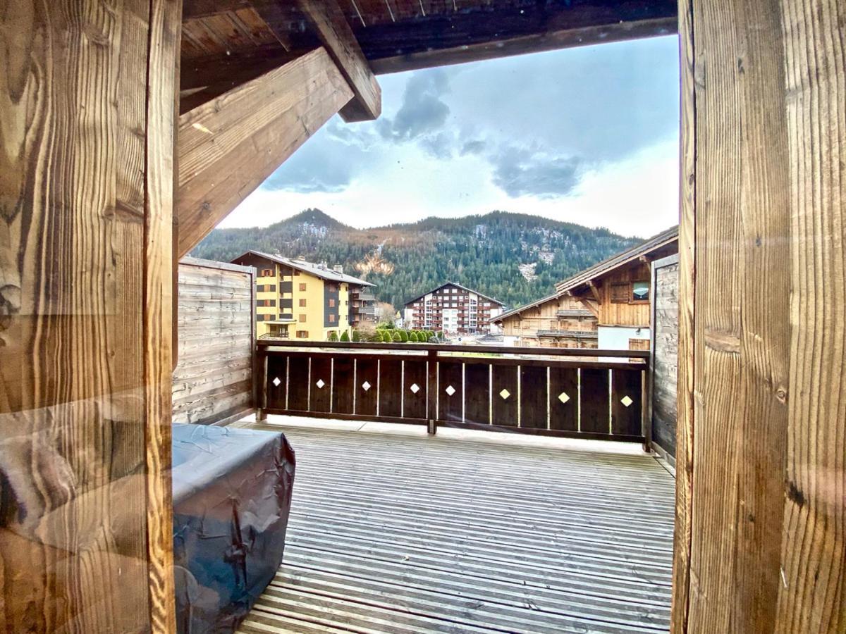 Le Nid Du Corbeau Villa Morgins Bagian luar foto