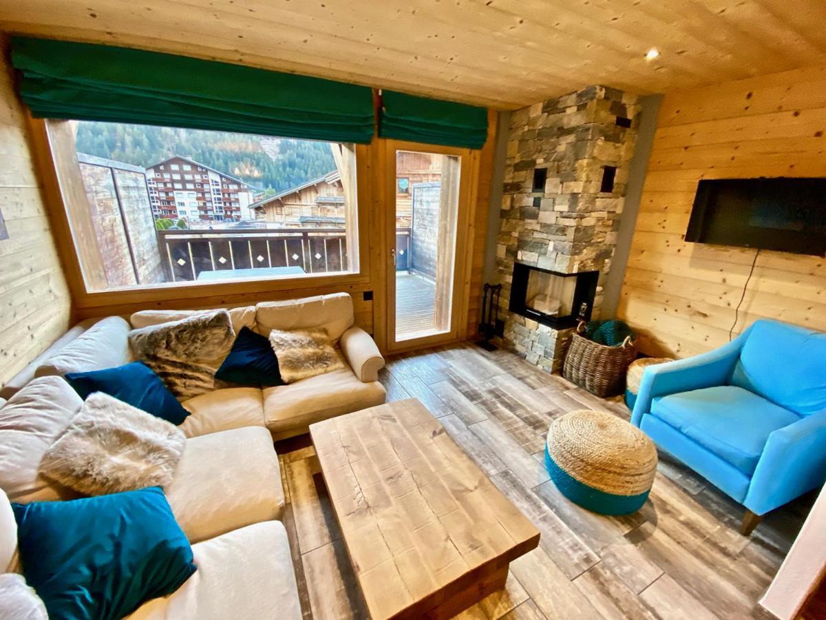 Le Nid Du Corbeau Villa Morgins Bagian luar foto