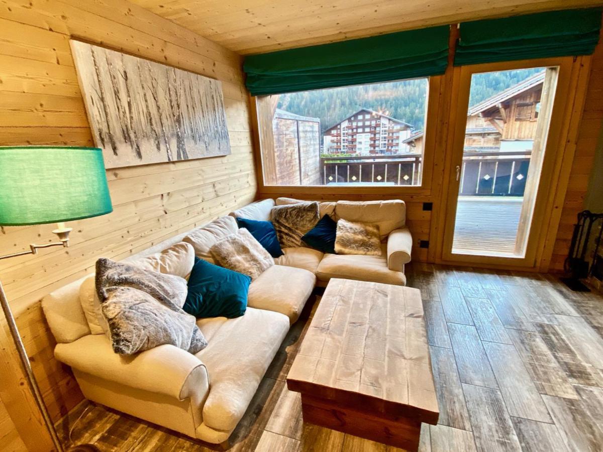 Le Nid Du Corbeau Villa Morgins Bagian luar foto
