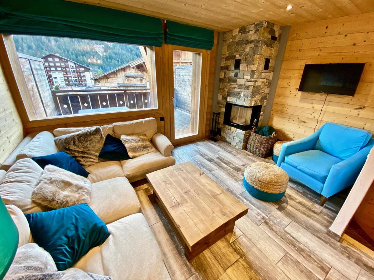 Le Nid Du Corbeau Villa Morgins Bagian luar foto